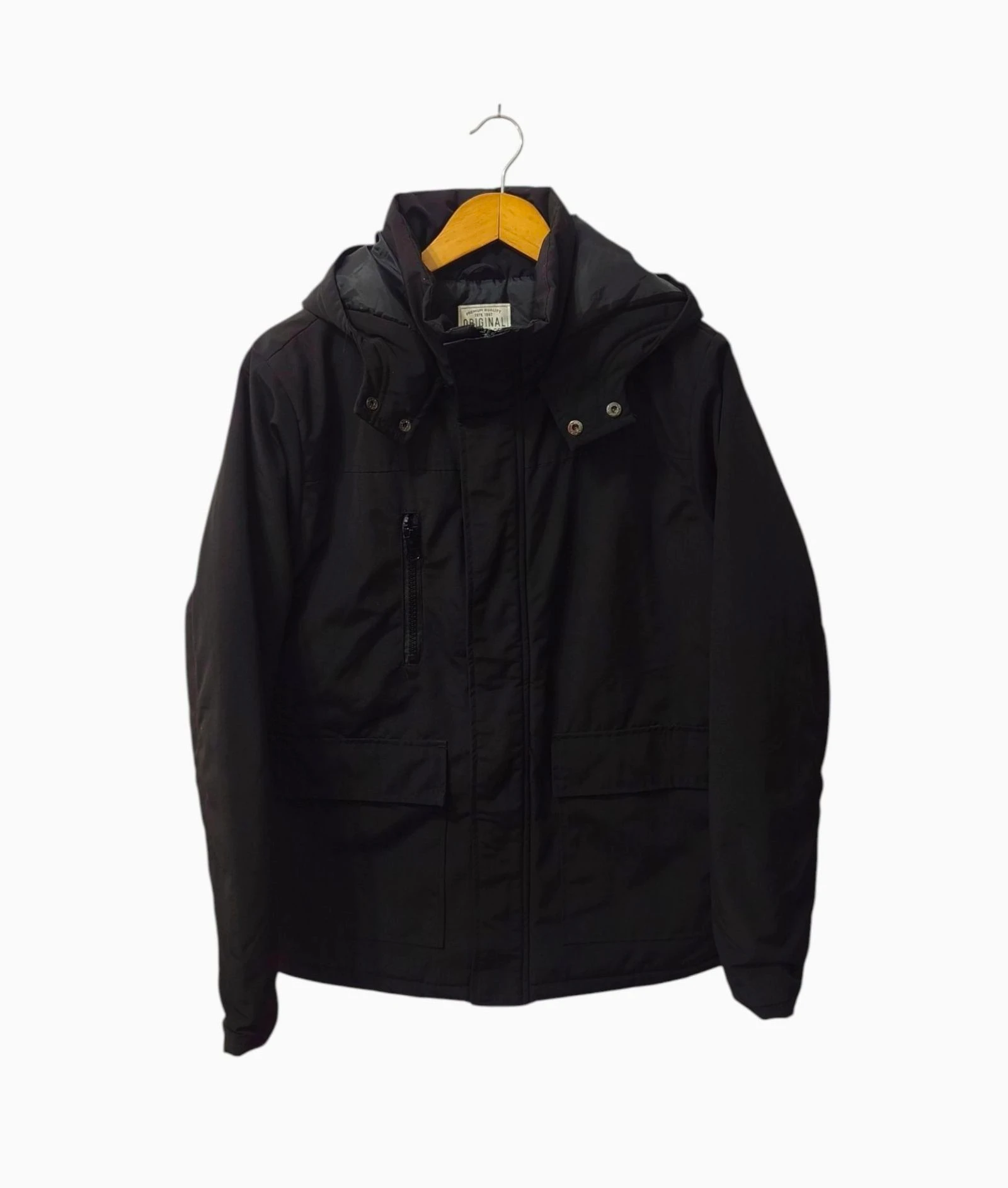 Abrigo negro Zeeman hombre Talla S